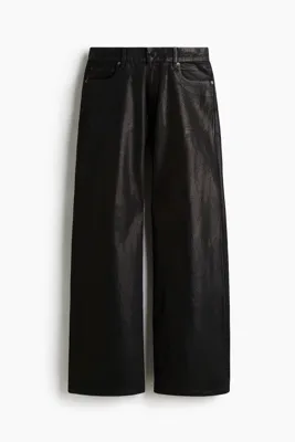 H&M Kaplamalı Kot Pantolon