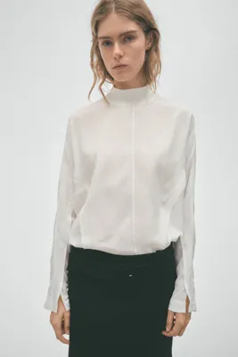 H&M Yarasa Kollu Viskoz Üst