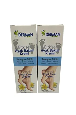 Doğa Derman Ayak Koku Mantar Kaşıntı Çatlak Bakım Kremi 2'Lİ