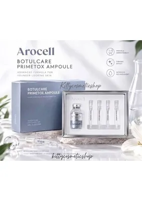 AROCELL Botulcare Primetox Ampoule, 28ML*DERIN Kırışıklık Görünümüne Karşı Yoğun Sıkılaştırıcı ve Lifting Ampul