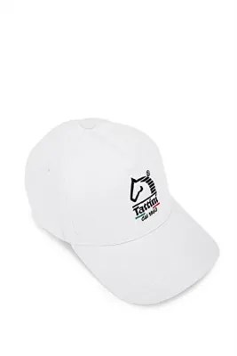 Tattini Unisex Tekstil Beyaz Beyzbol Şapka