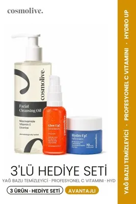 Cosmolive Niacinamide & Aydınlatıcı Askorbik Ferulik & Saat Tipleri Anneler Günü Hediye Seti