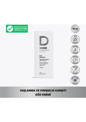 Dermoskin Be Bright Göz Çevresi Peptit Kompleks Krem 15 ml Canlılık ve Aydınlık Sağlar