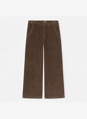 Timberland Washed Corduroy Wide-Leg Pants