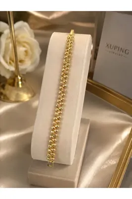 Genel Markalar Kadın 14k Altın Kaplama Çelik bileklik