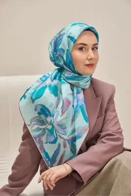 Silk Home Twill İpek Desenli Eşarp 11513
