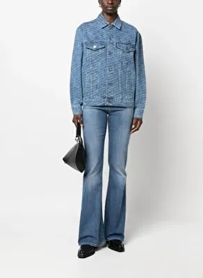 Karl Lagerfeld Mavi Kadın Denim Ceket 231W1480