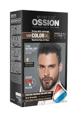 Morfose OSSION MEN JEL SAÇ BOYASI NO:2 KOYU MOKKA 40ml