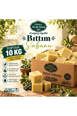 Sabuncu Mevlüt Efendi Zeytinyağlı Doğal Lavanta Banyo Sabunu 10 Kg (Dökme-Ambalajsız)