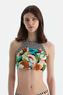 Dagi Multicolor Halter Yaka Bikini Üst