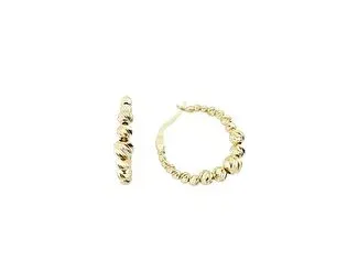 Ema Jewellery Altın Süzme Top Top Halka Küpe