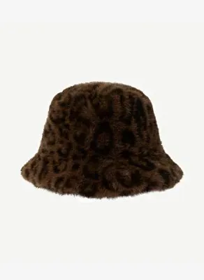 Yargıcı Leopar Desenli Kloşe Şapka