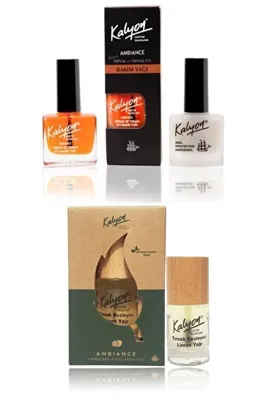 Kalyon Tırnak Sertleştirici+bakım Yağı+ Bitkisel Tırnak Besleyici Limon Yağı 11 Ml
