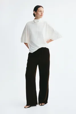 H&M Geniş Kadife Pantolon
