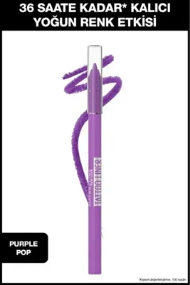 Maybelline New York Tattoo Liner Jel Göz Kalemi - Purple Pop - Mor