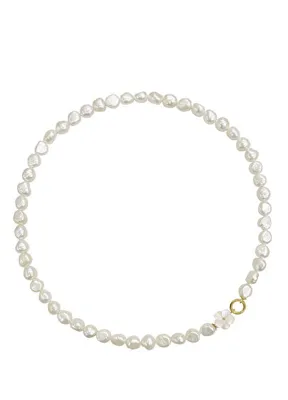 Alegoria Jewellery Cleito 925 Ayar Gümüş 24 Ayar Altın Kaplama Kadın Beyaz İnci Kolye