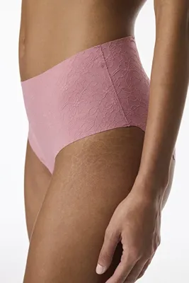 Penti İz Bırakmaz Tozlu Gül Tattoo Effect Yüksek Bel Slip Külot