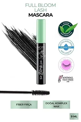 Note Cosmetics Full Bloom Lash Tek Tek Ayırma Ve Hacim Etkili Maskara - Siyah