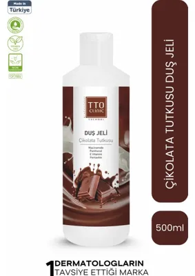 TTO CLINIC Duş Jeli Çikolata Tutkusu 500 ml – Nemlendirici Etkili Derinlemesine Temizlik