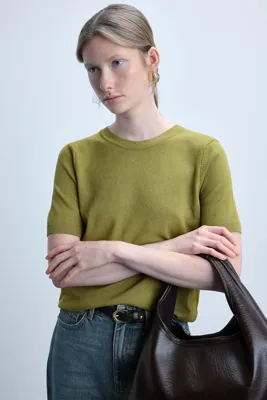 Defacto Regular Fit Bisiklet Yaka Kazak