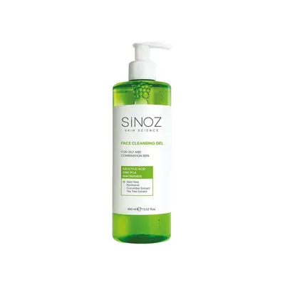 Sinoz Yağlı ve Karma Ciltler İçin Sebum Dengeleyici Yüz Temizleme Jeli 400 ml