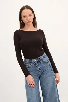 Addax Uzun Kollu Basic Bluz B1846