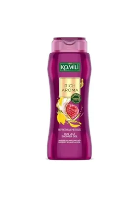 Esplendor , Komili Rich Aroma Refresh&energize Kalıcı Parfüm Etkili Duş Jeli 500ML, F3100219-002, Mor