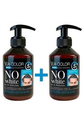 Sea Color 2'li Man Black No White Erkek Şampuan 250 ML