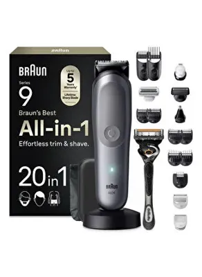 Braun Hepsi Bir Arada Series 9, 23’ü 1 arada Tıraş Kiti, ProBlade, BodyGentle Modu, AIO9520