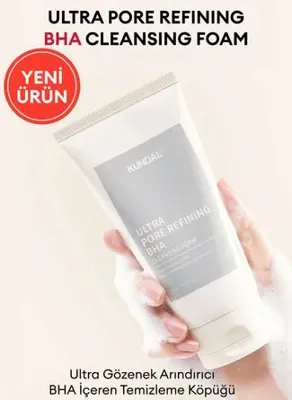 Kundal Gözenek Arındırıcı BHA İçeren Temizleme Köpüğü KUNDAL Ultra Pore Refining BHA Cleansing Foam 155ml