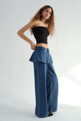 H&M Wide High Waist Jeans