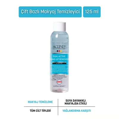 Aclind ® Dual-Active Make-Up Remover | Çift Bazlı Makyaj Temizleyici
