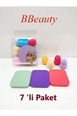 BBeauty 7 'li Makyaj Süngeri Seti