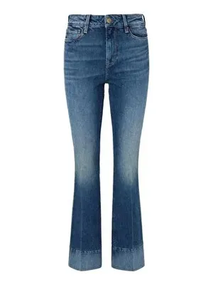 Pepe Jeans Koyu Mavi Kadın Düz Denim Pantolon PL2046102