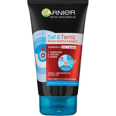 Garnier Pure Aktif Kömür 3 ın 1 STD