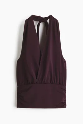H&M Boyundan Bağlı Jarse Üst