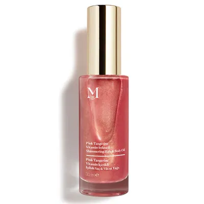 Misbahçe Pink Tangerine Vitamin İçerikli Işıltılı Saç & Vücut Yağı Vanilya 30 ML