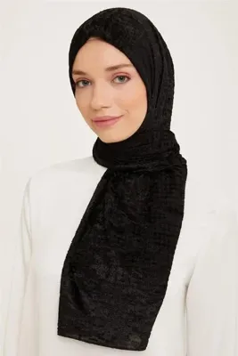 Armine TREND ÖRME ŞAL 2 01 SİYAH