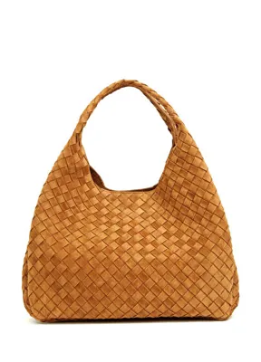 Bottega Veneta Campana Large Taba Kadın Süet Çanta