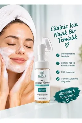 Dagy Cosmetics Yüz Temizleme Köpüğü Allantoin & Panthenol Tüm Cilt Tipleri - 150 Ml