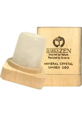 Markazen Kristal Mineral Doğal Deodorant Unisex Kokusuz 80 g Potasyum Alum Roll-on