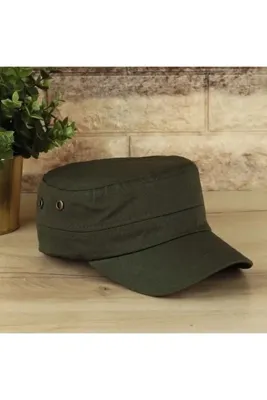 MYZİ STORE Fidel Castro Che Guevara Şapkası Yeşil Haki