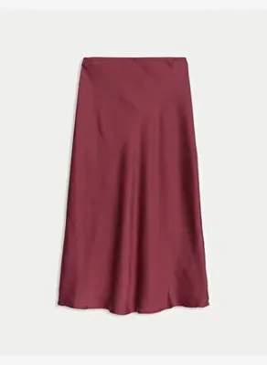 Marks & Spencer Saten Midaksi Etek