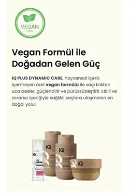 IQ PLUS PROFESSIONAL Keratin Bakımı BİTKİSEL DERİNLEMESİNE KORUYAN SAÇ MASKESİ 250 ML