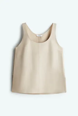 H&M Deri Kolsuz Üst