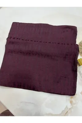 SEMİVA Halka Desen Mürdüm Şal