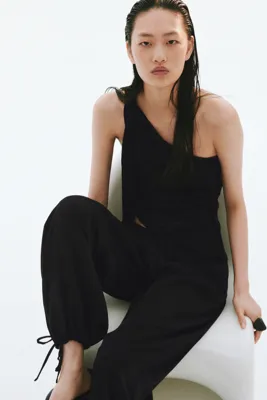 H&M Büzgü Bağı Detaylı ve Balon Paçalı Pantolon