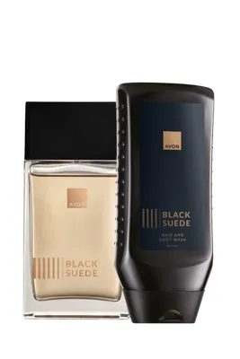 BLACK Suede Erkek Parfüm ve  Saç ve Vücut Şampuanı Paketi