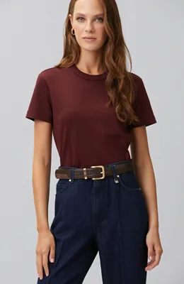 Network Bordo Basic T-shirt