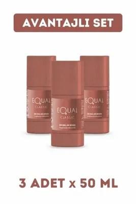 Equal Kadın Roll-on 50 ml X 3 Adet